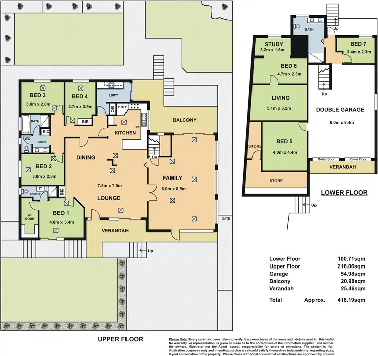 Floorplan of Homely house listing, 5 Meadow Lane, Gulfview Heights SA 5096