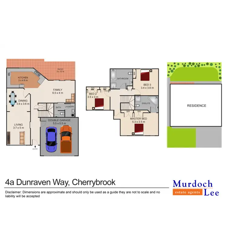 Floorplan of Homely house listing, 4A Dunraven Way, Cherrybrook NSW 2126