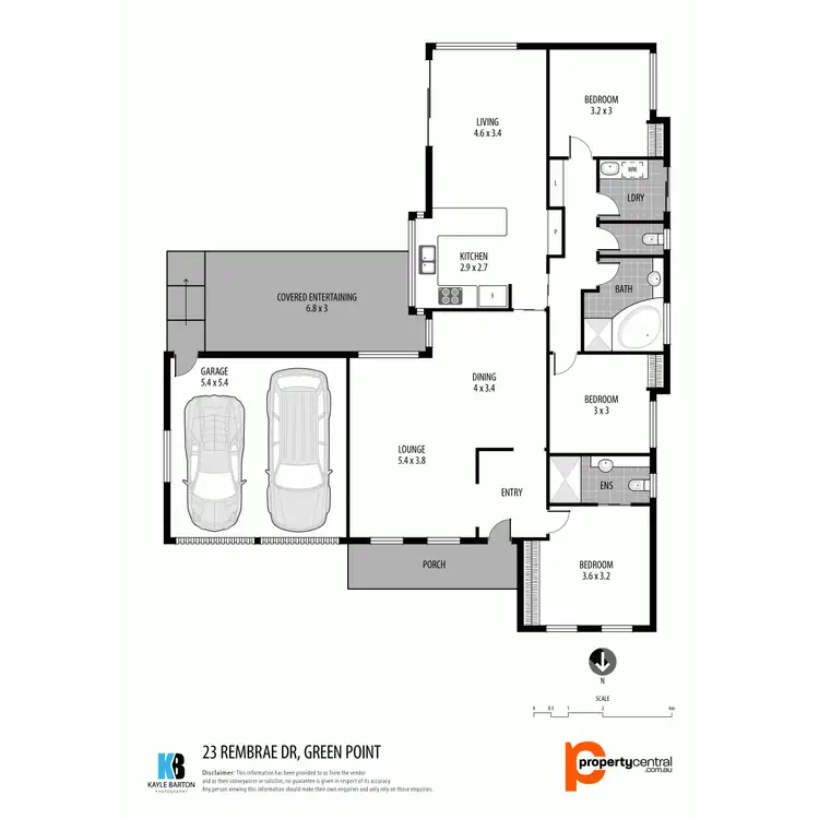Floorplan of Homely house listing, 23 Rembrae Drive, Green Point NSW 2251