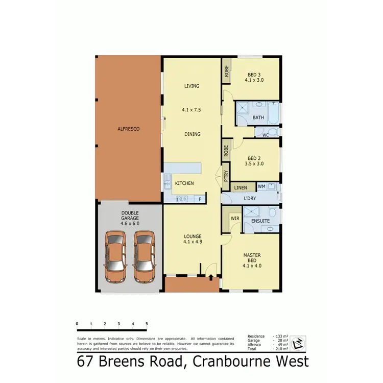 Floorplan of Homely house listing, 67 Breens Road, Cranbourne West VIC 3977