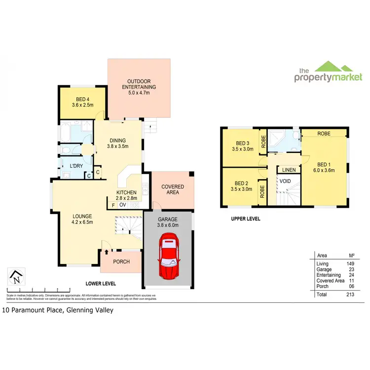 Floorplan of Homely house listing, 10 Paramount Place, Glenning Valley NSW 2261