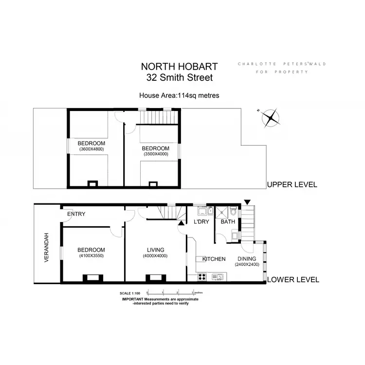 Floorplan of Homely house listing, 32 Smith Street, North Hobart TAS 7000