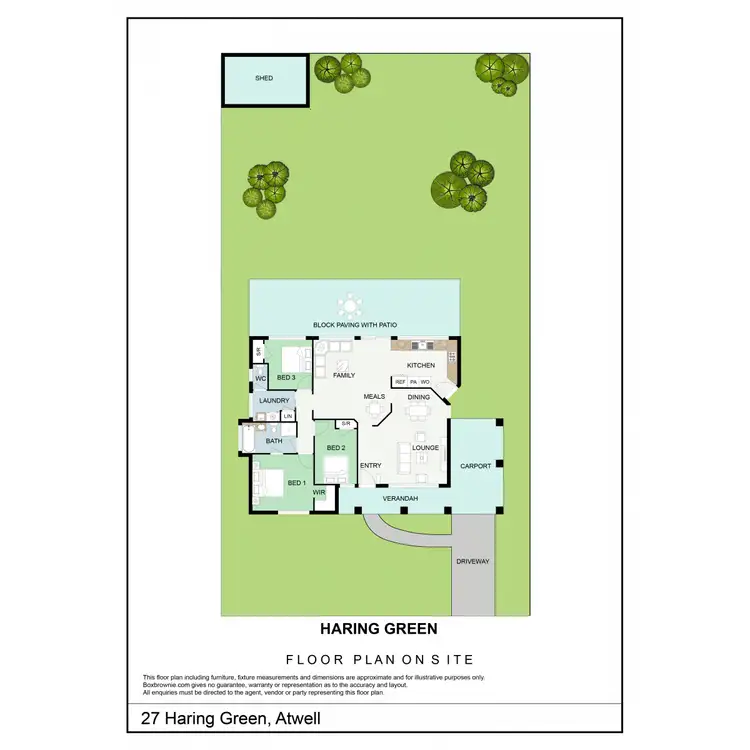 Floorplan of Homely house listing, 27 Haring Green, Atwell WA 6164