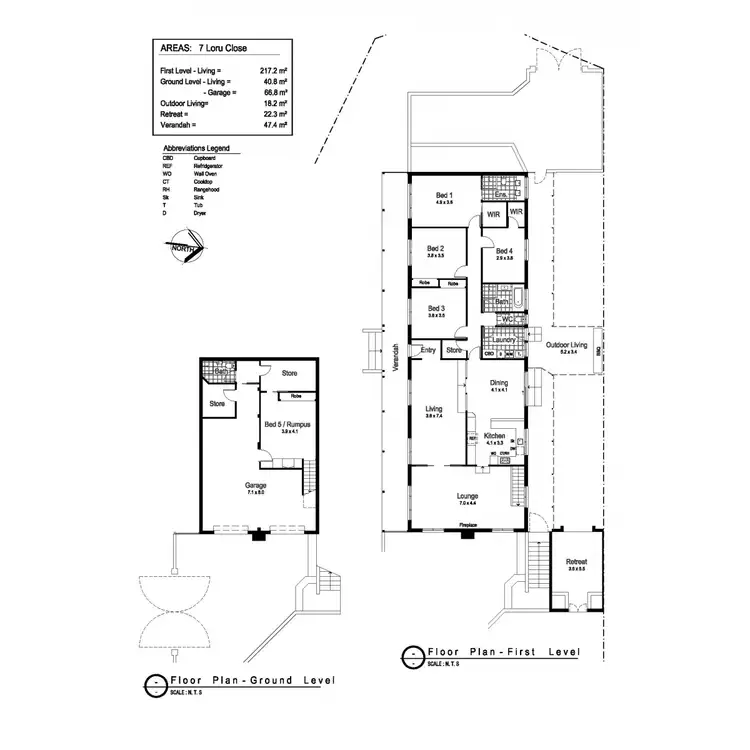 Floorplan of Homely house listing, 7 Loru Close, Kooringal NSW 2650