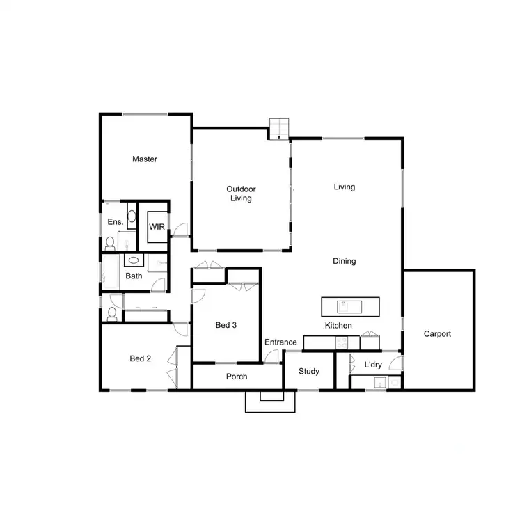 Floorplan of Homely house listing, 10B Highton Lane, Mansfield VIC 3722