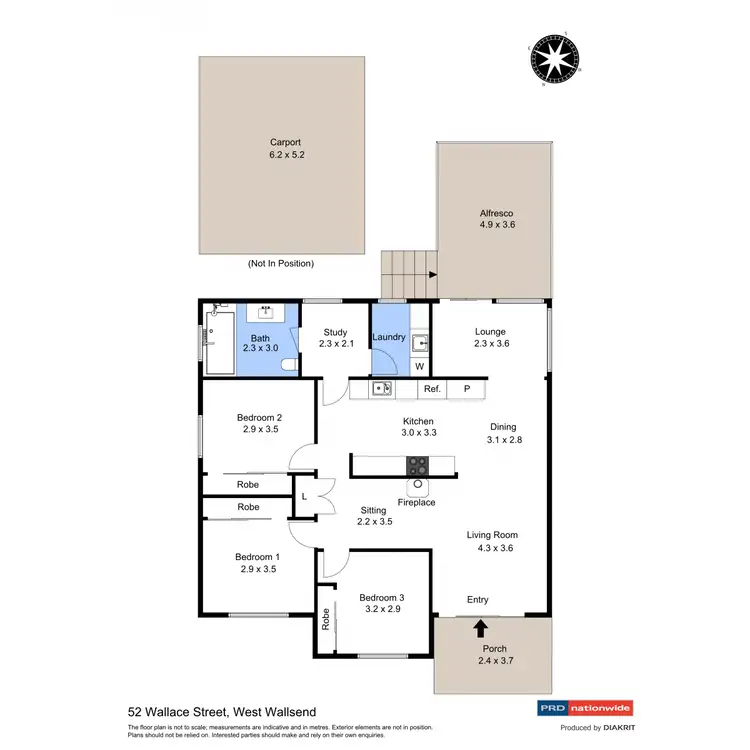 Floorplan of Homely house listing, 52 Wallace Street, West Wallsend NSW 2286