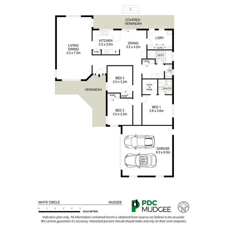 Floorplan of Homely house listing, 12 White Circle, Mudgee NSW 2850