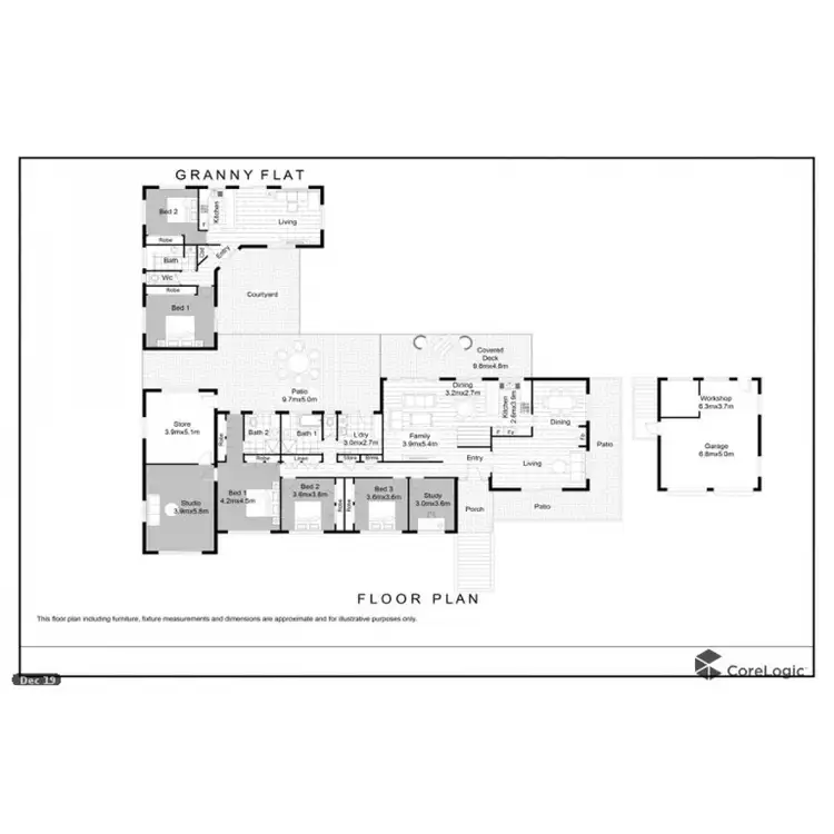 Floorplan of Homely house listing, 19 Elizabeth Street, Withcott QLD 4352