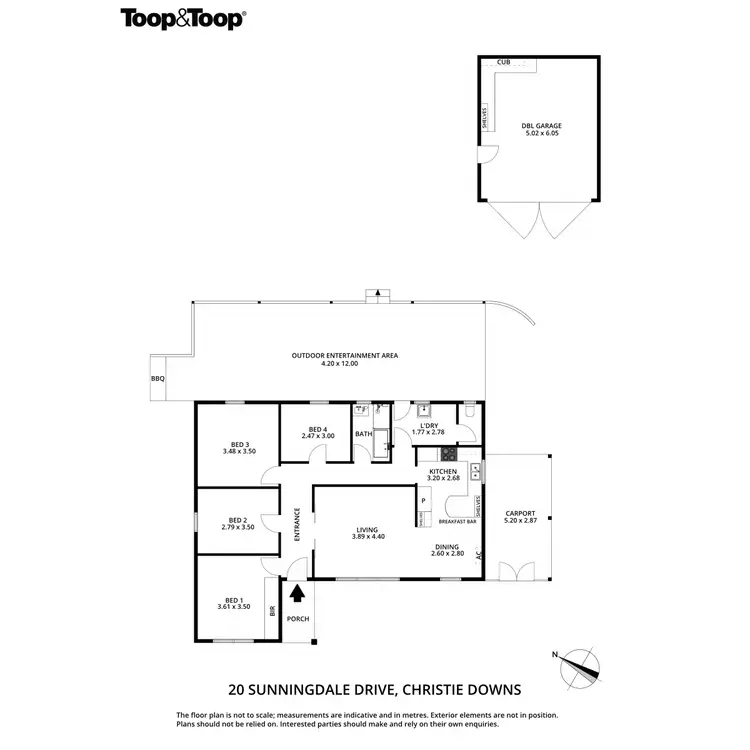 Floorplan of Homely house listing, 20 Sunningdale Drive, Christie Downs SA 5164