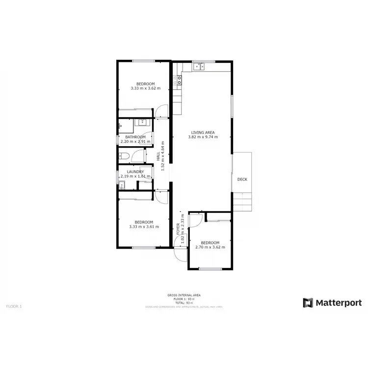 Floorplan of Homely house listing, 19 Veronica Crescent, Gagebrook TAS 7030