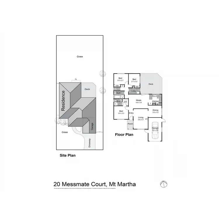 Floorplan of Homely house listing, 20 Messmate Court, Mount Martha VIC 3934