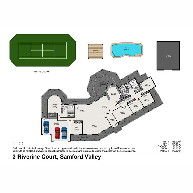 Floorplan of Homely house listing, 3 Riverine Court, Samford Valley QLD 4520