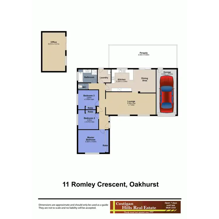 Floorplan of Homely house listing, 11 Romley Crescent, Oakhurst NSW 2761