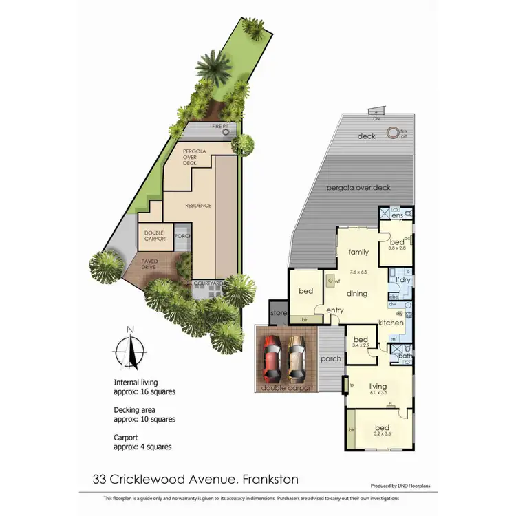 Floorplan of Homely house listing, 33 Cricklewood Avenue, Frankston VIC 3199