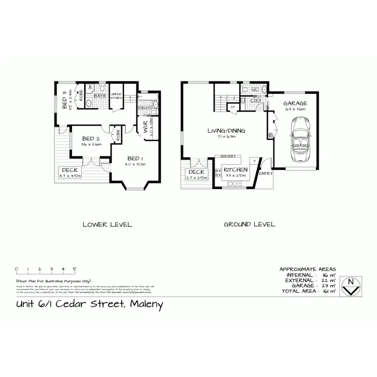 Floorplan of Homely house listing, 6/1 Cedar Street, Maleny QLD 4552