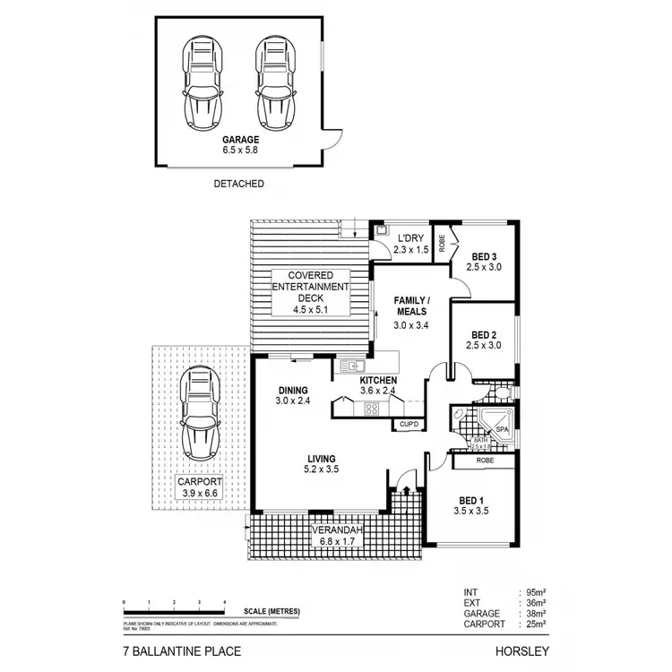 Floorplan of Homely house listing, 7 Ballantine Place, Horsley NSW 2530