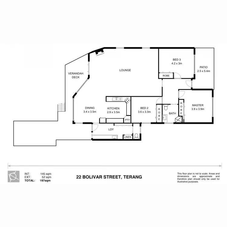 Floorplan of Homely house listing, 22 Bolivar Street, Terang VIC 3264