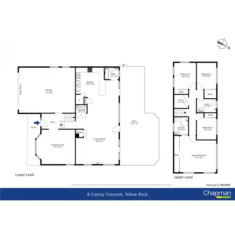 Floorplan of Homely house listing, 8 Cooroy Crescent, Yellow Rock NSW 2777