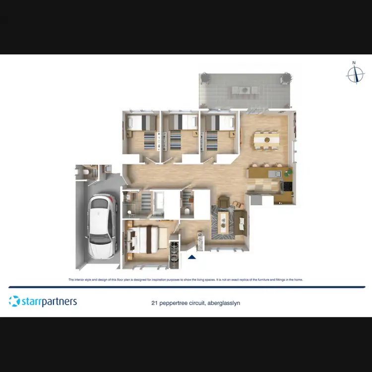 Floorplan of Homely house listing, 21 Peppertree Circuit, Aberglasslyn NSW 2320