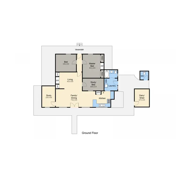 Floorplan of Homely house listing, 14 - 16 Morris Road, Mccrae VIC 3938