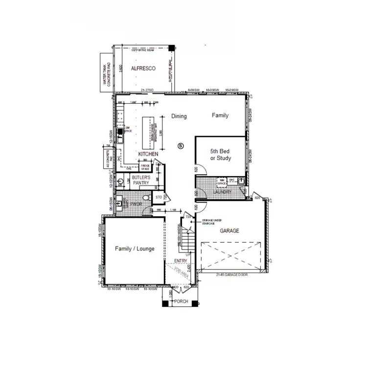 Floorplan of Homely house listing, 5 Tander Street, Oran Park NSW 2570