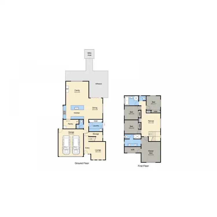 Floorplan of Homely house listing, 35 Seahaven Way, Safety Beach VIC 3936