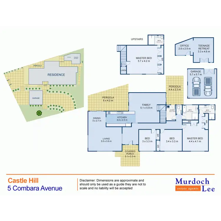 Floorplan of Homely house listing, 5 Combara Avenue, Castle Hill NSW 2154