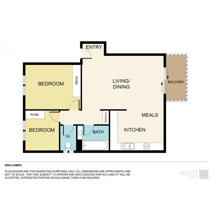 Floorplan of Homely unit listing, 2/38 Balmain Street, Wooloowin QLD 4030