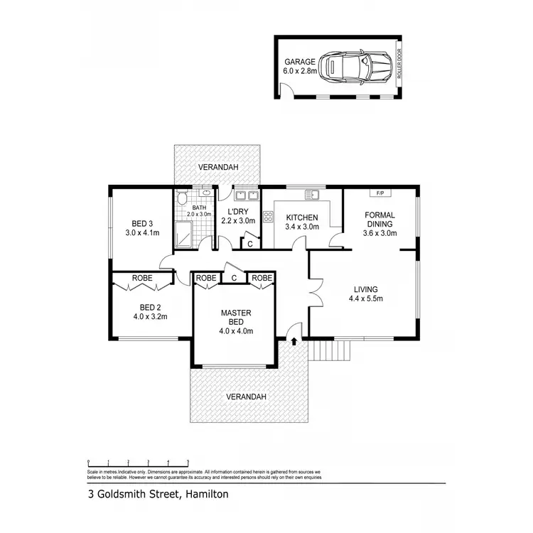 Floorplan of Homely house listing, 3 Goldsmith Street, Hamilton VIC 3300