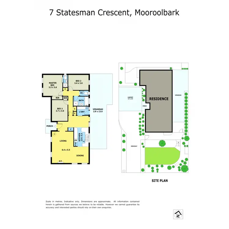Floorplan of Homely house listing, 7 Statesman Crescent, Mooroolbark VIC 3138