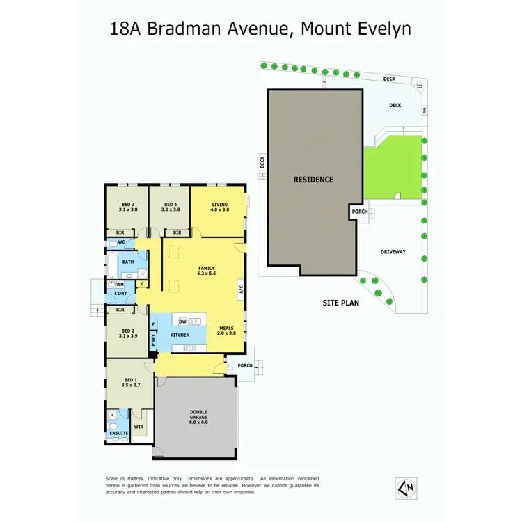 Floorplan of Homely house listing, 18A Bradman Avenue, Mount Evelyn VIC 3796