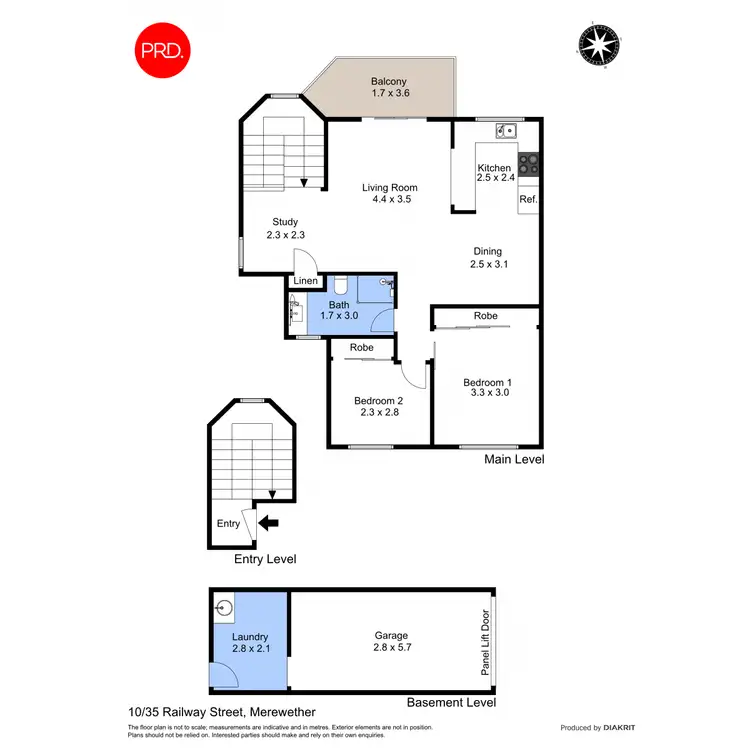 Floorplan of Homely unit listing, 10/35 Railway Street, Merewether NSW 2291
