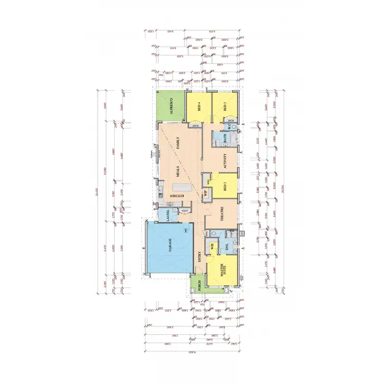 Floorplan of Homely house listing, Lot 45 Mitchell Road, Stratford VIC 3862