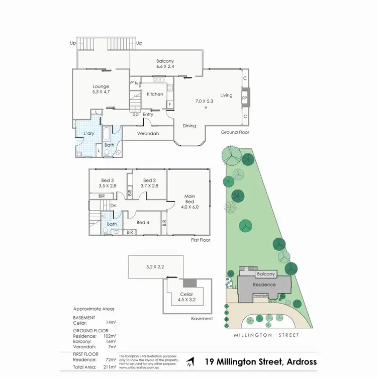 Floorplan of Homely house listing, 19 Millington Street, Ardross WA 6153