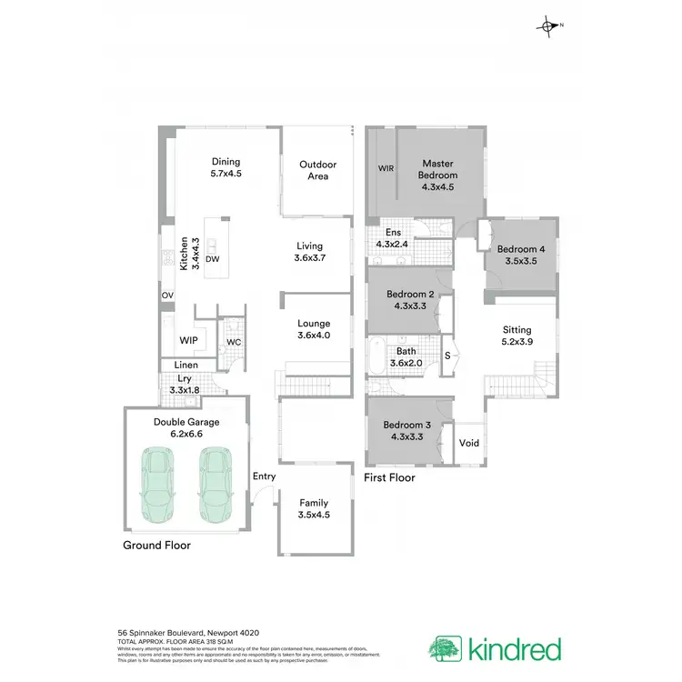 Floorplan of Homely house listing, 56 Spinnaker Boulevard, Newport QLD 4020