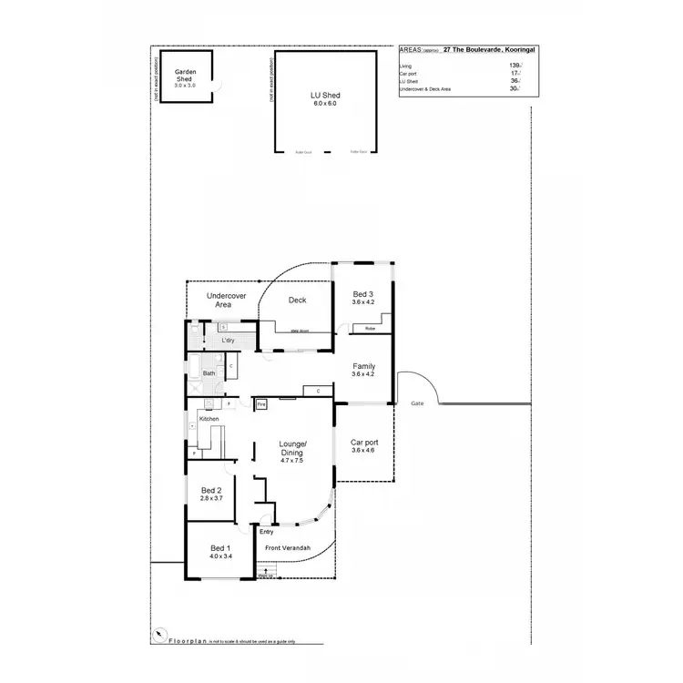 Floorplan of Homely house listing, 27 The Boulevarde, Kooringal NSW 2650