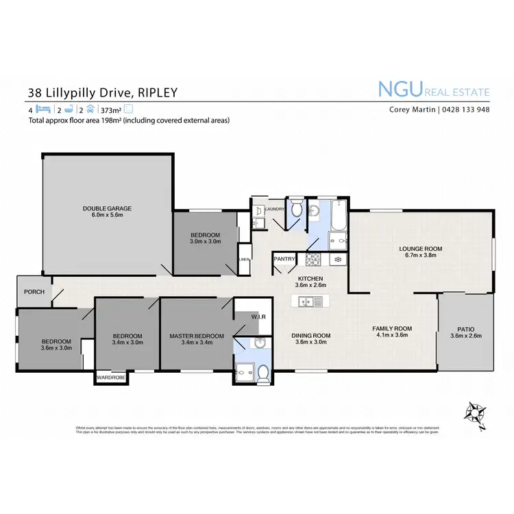 Floorplan of Homely house listing, 38 Lillypilly Drive, Ripley QLD 4306