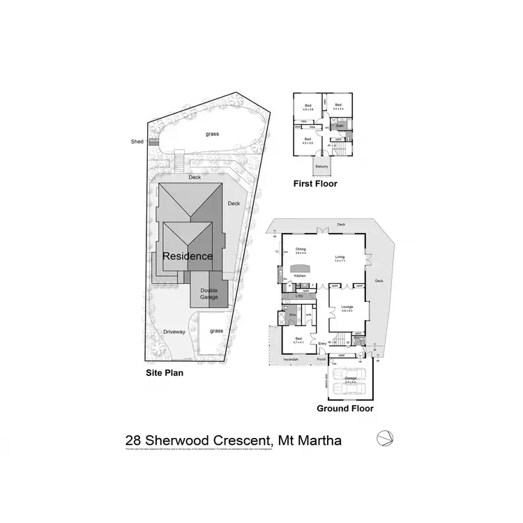 Floorplan of Homely house listing, 28 Sherwood Crescent, Mount Martha VIC 3934