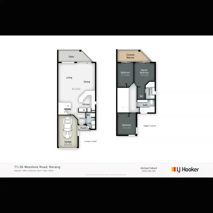 Floorplan of Homely townhouse listing, 71/36 Weedons Road, Nerang QLD 4211