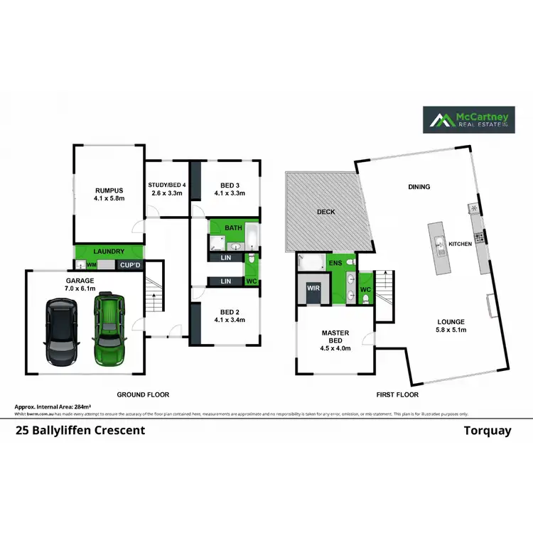 Floorplan of Homely house listing, 25 Ballyliffen Crescent, Torquay VIC 3228