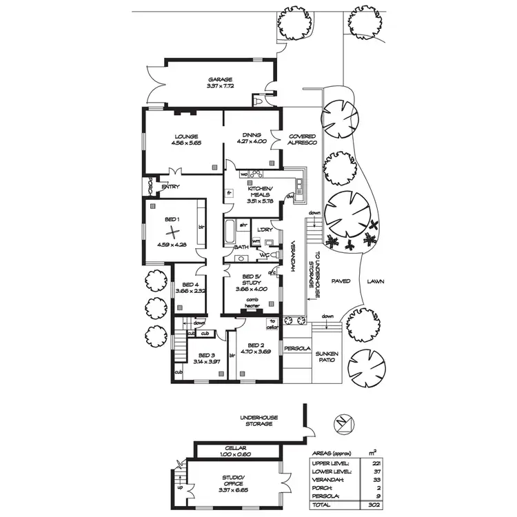 Floorplan of Homely house listing, 11 Seaforth Avenue, Hazelwood Park SA 5066