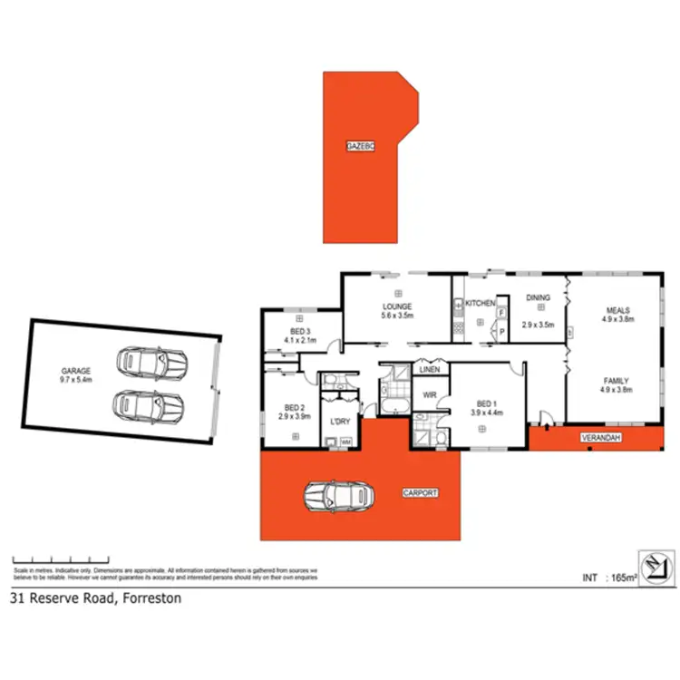 Floorplan of Homely house listing, 31 Reserve Road “Yeramba Springs”, Forreston SA 5233