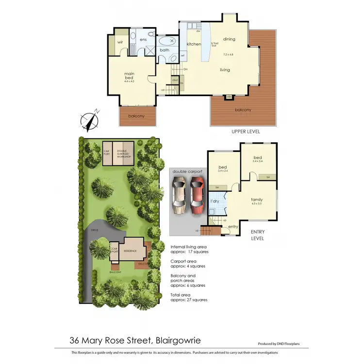 Floorplan of Homely house listing, 36 Maryrose Street, Blairgowrie VIC 3942