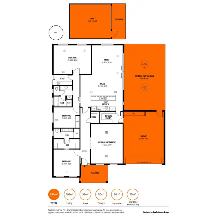 Floorplan of Homely house listing, 9 Shalford Terrace, Campbelltown SA 5074