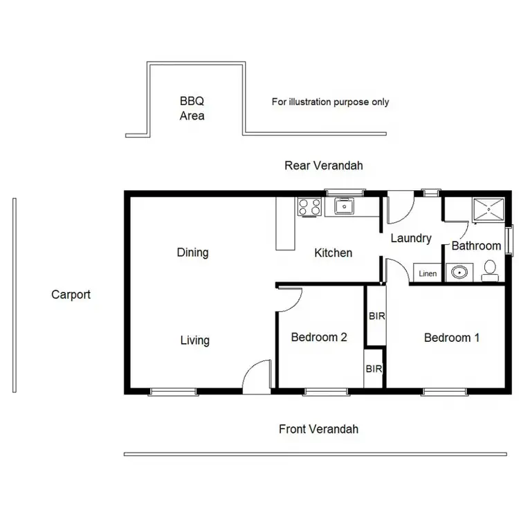 Floorplan of Homely house listing, 31 Arkaba Street, Hawker SA 5434