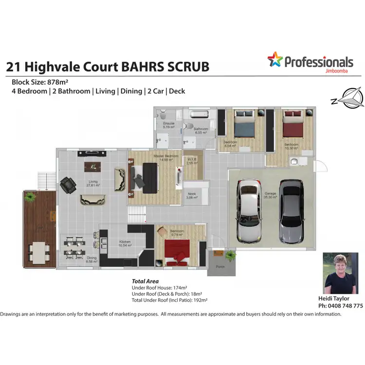 Floorplan of Homely house listing, 21 Highvale Court, Bahrs Scrub QLD 4207