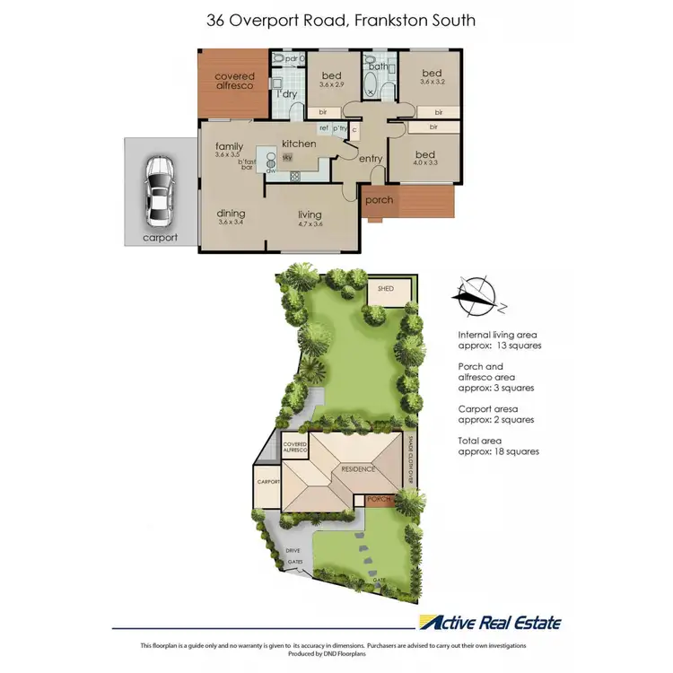 Floorplan of Homely house listing, 36 Overport Road, Frankston South VIC 3199