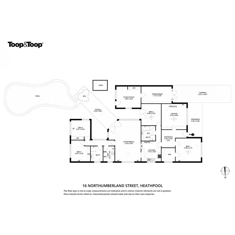Floorplan of Homely house listing, 16 Northumberland Street, Heathpool SA 5068