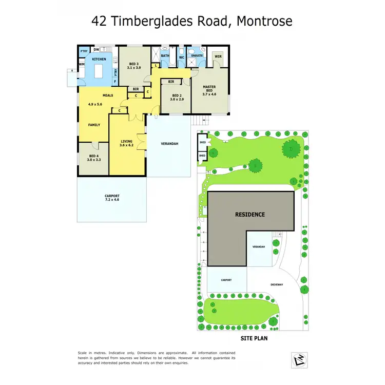 Floorplan of Homely house listing, 42 Timberglades Road, Montrose VIC 3765
