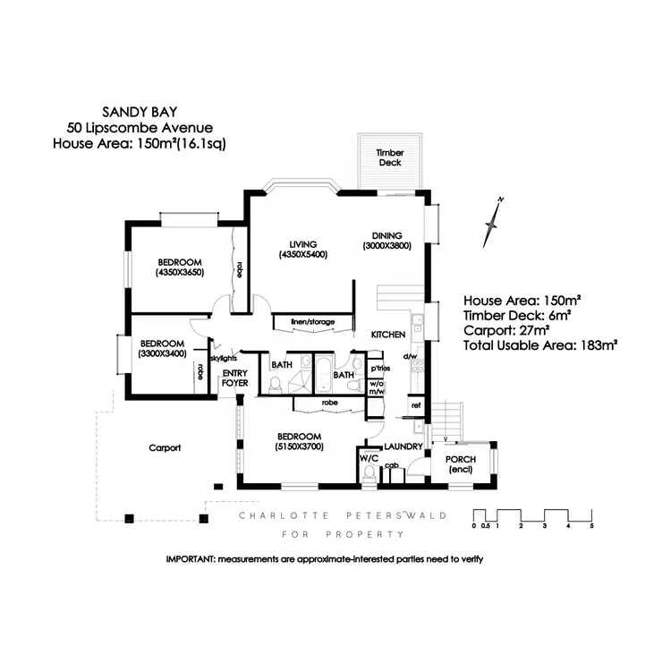 Floorplan of Homely house listing, 50 Lipscombe Avenue, Sandy Bay TAS 7005